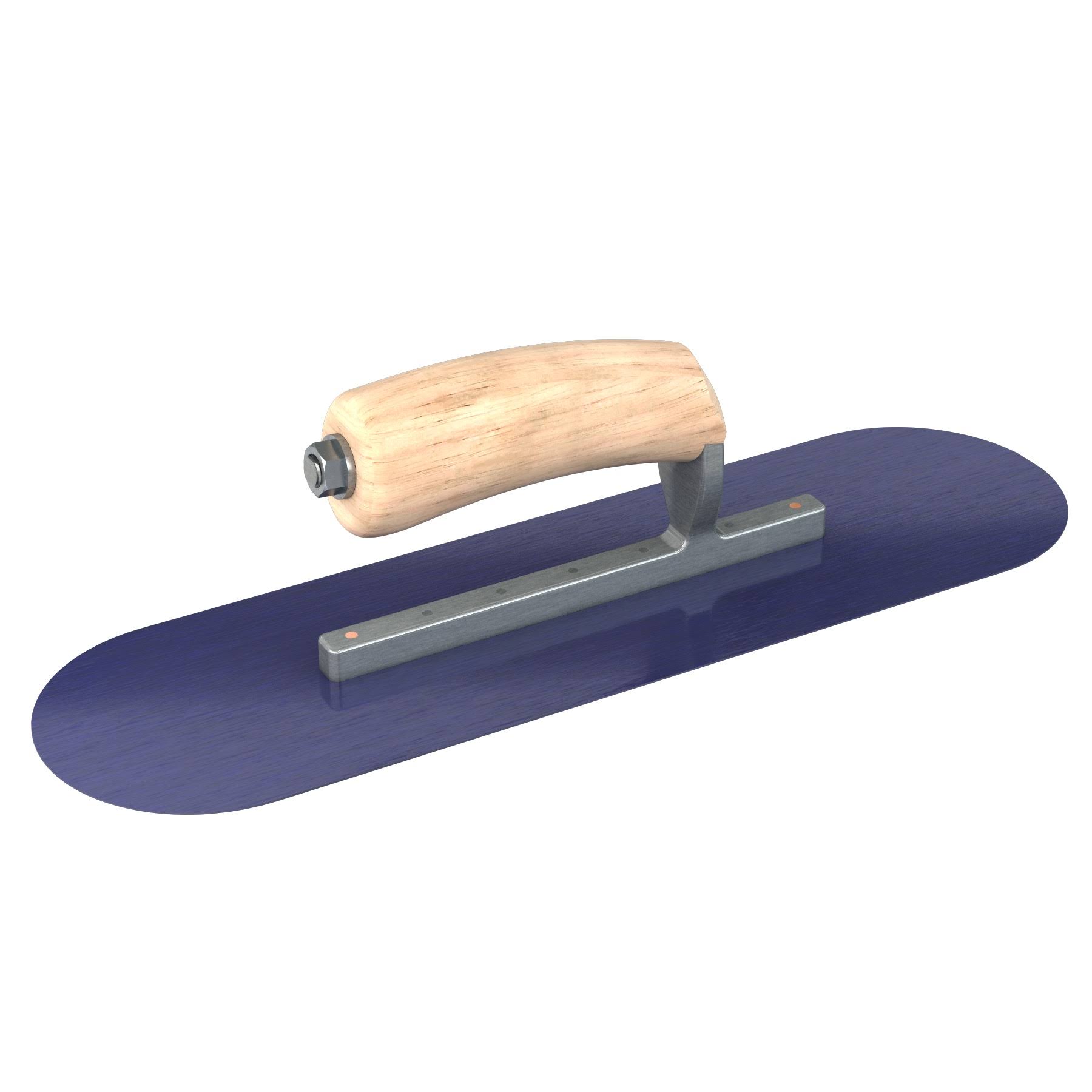 Bon Tool 14 in. x 4 in. Blue Steel Pool Trowel with Wood Handle | 66-164