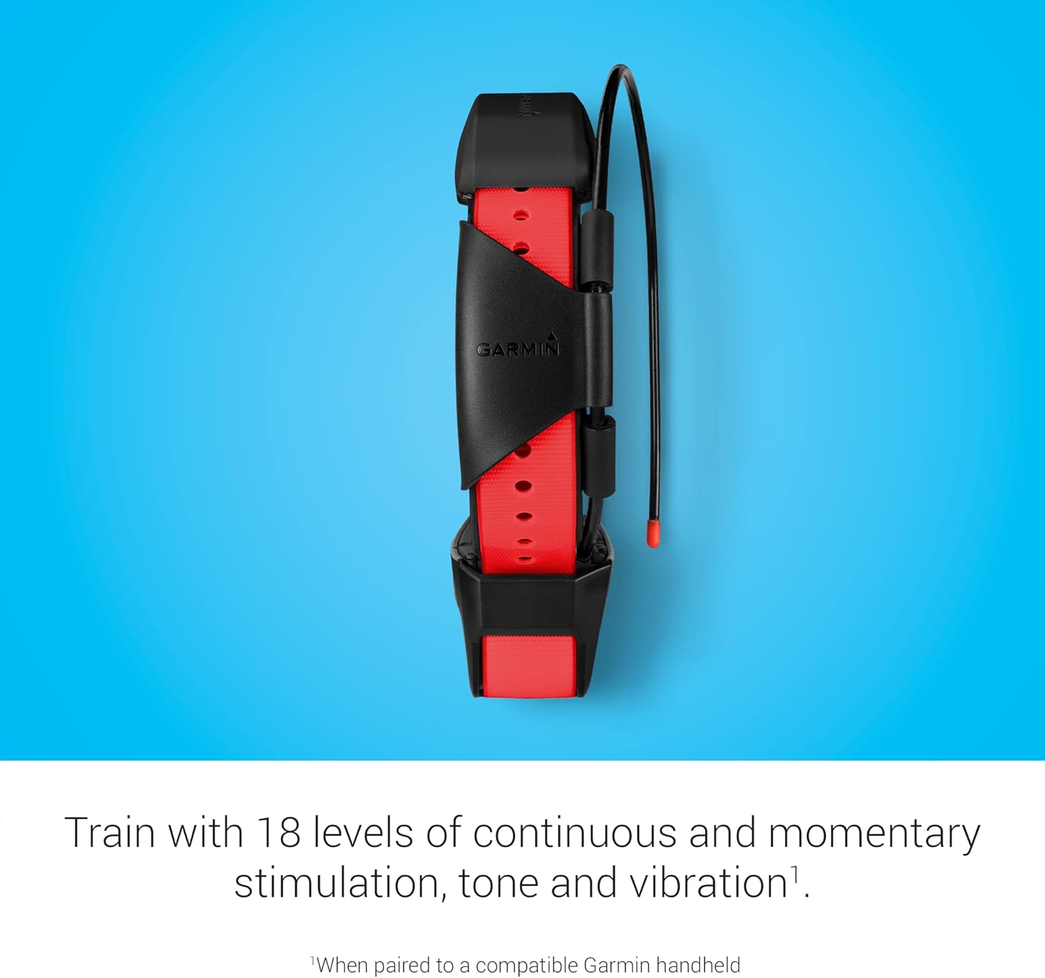 15X Dog Device, Tracking and Training Dog Device with Collar, 18 Levels of Stimulation, Rugged and Water-Resistant, High-Sensitivity GPS, Red