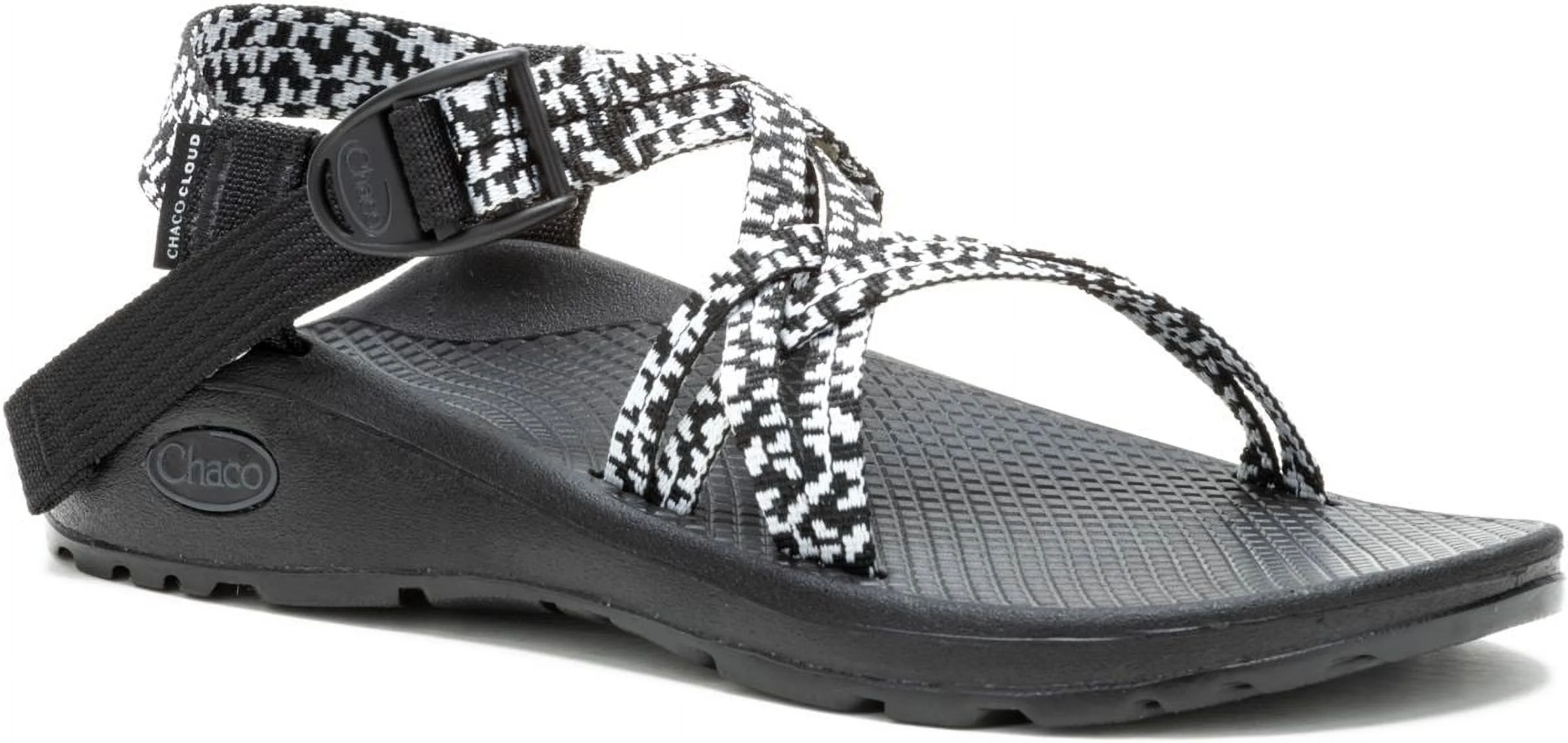 Chaco ZX/1 Dual Strap Cloud Sandal Women Pixel B&W