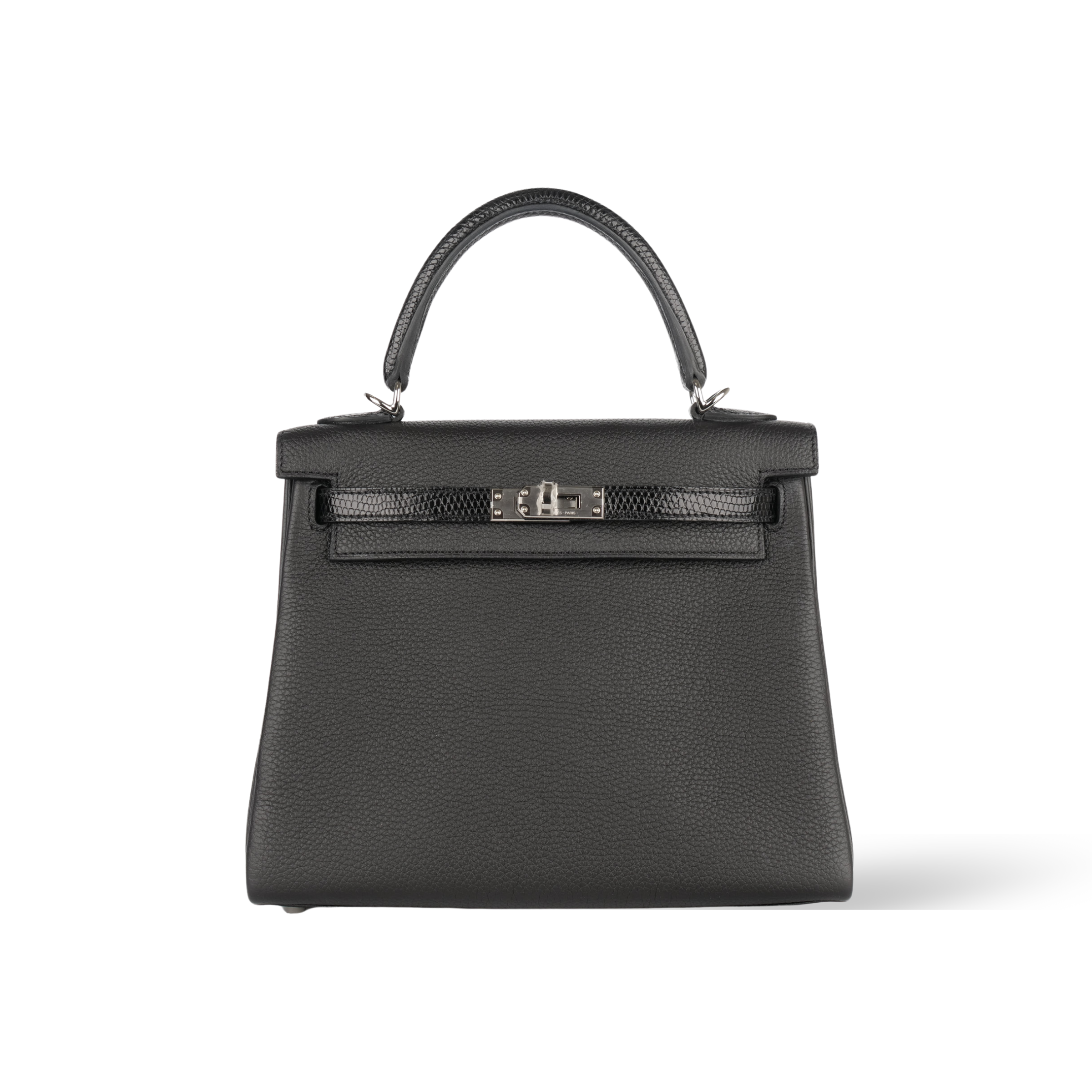 Hermes Kelly 28 Bag In Togo Black Leather For Women 28cm/11in