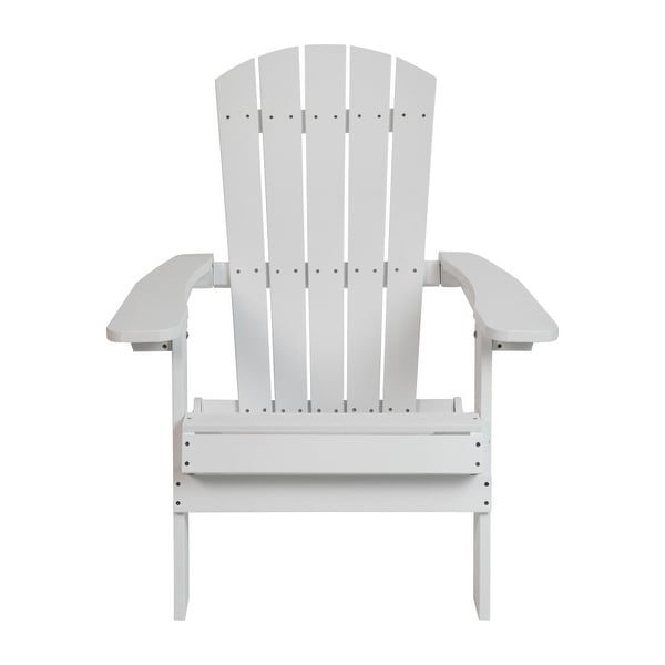 AllWeather Poly Resin Folding Adirondack Chair