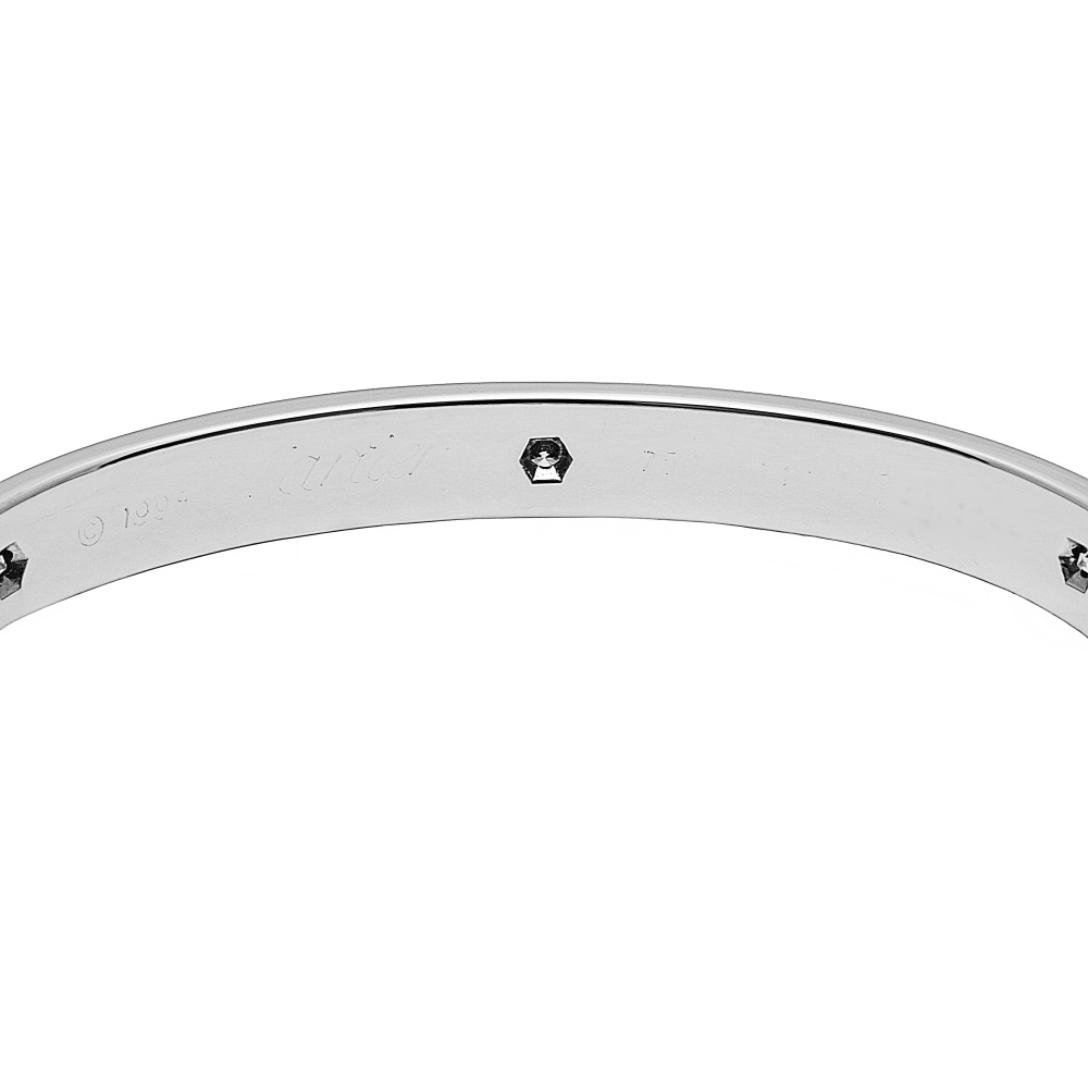 Cartier Love Bracelet 18K White Gold Diamond B6014000