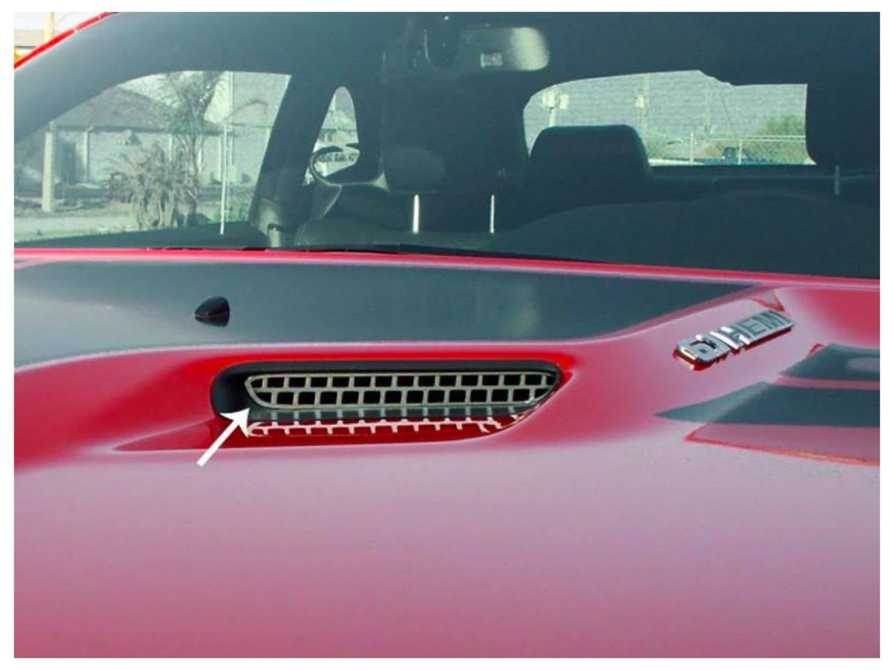 American Car Craft 152013 08-14 Challenger Hood Scoop Grille Overlay