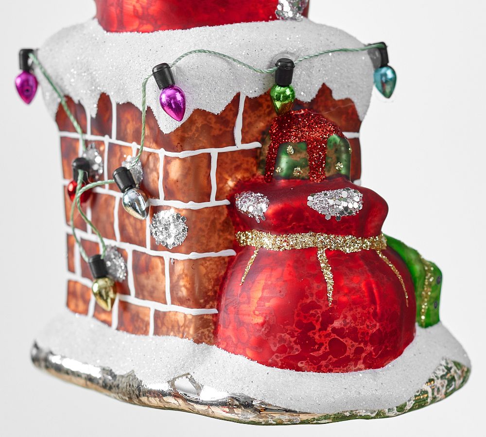 Mercury Santa in Chimney Ornament  sgtnighsdesigns