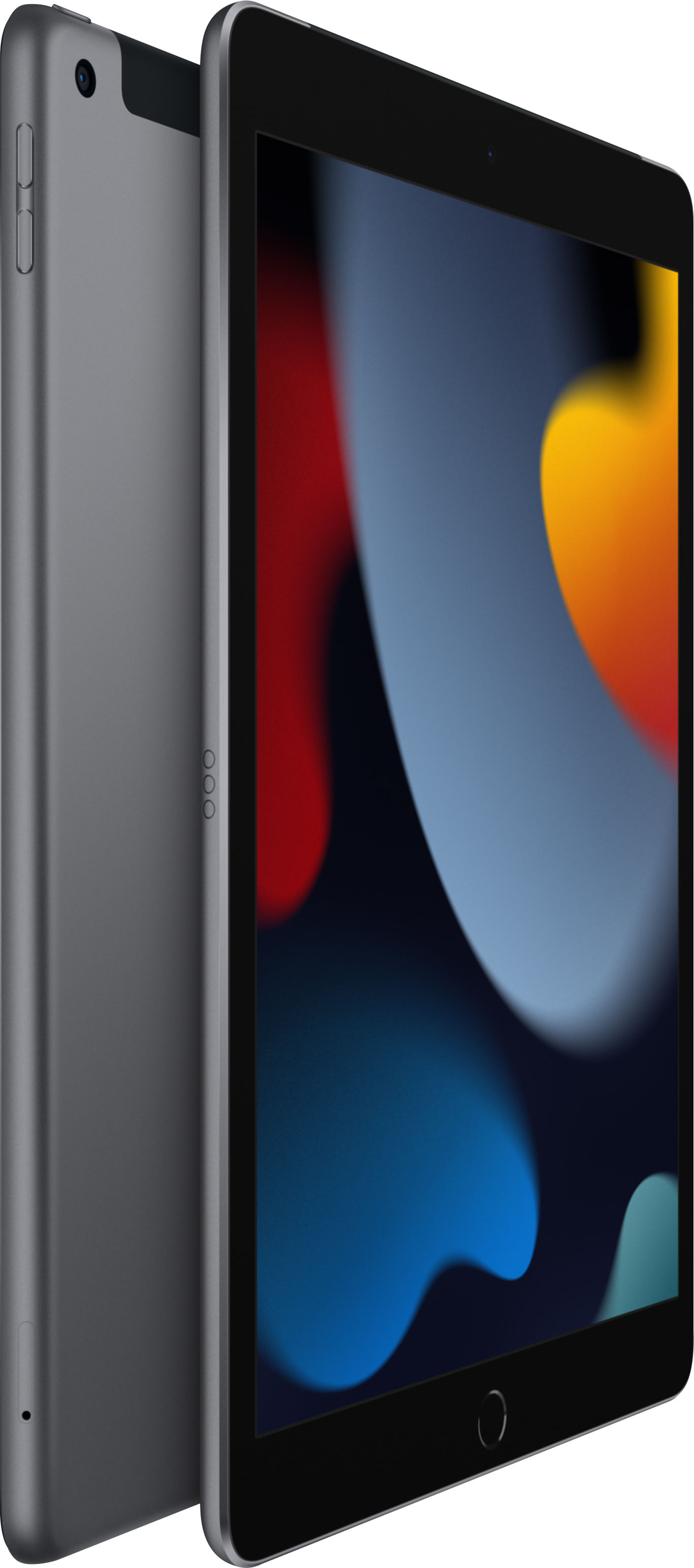 Apple - 10.2-Inch iPad (9th Generation) with Wi-Fi + Cellular - 64GB - Space Gray (Unlocked)