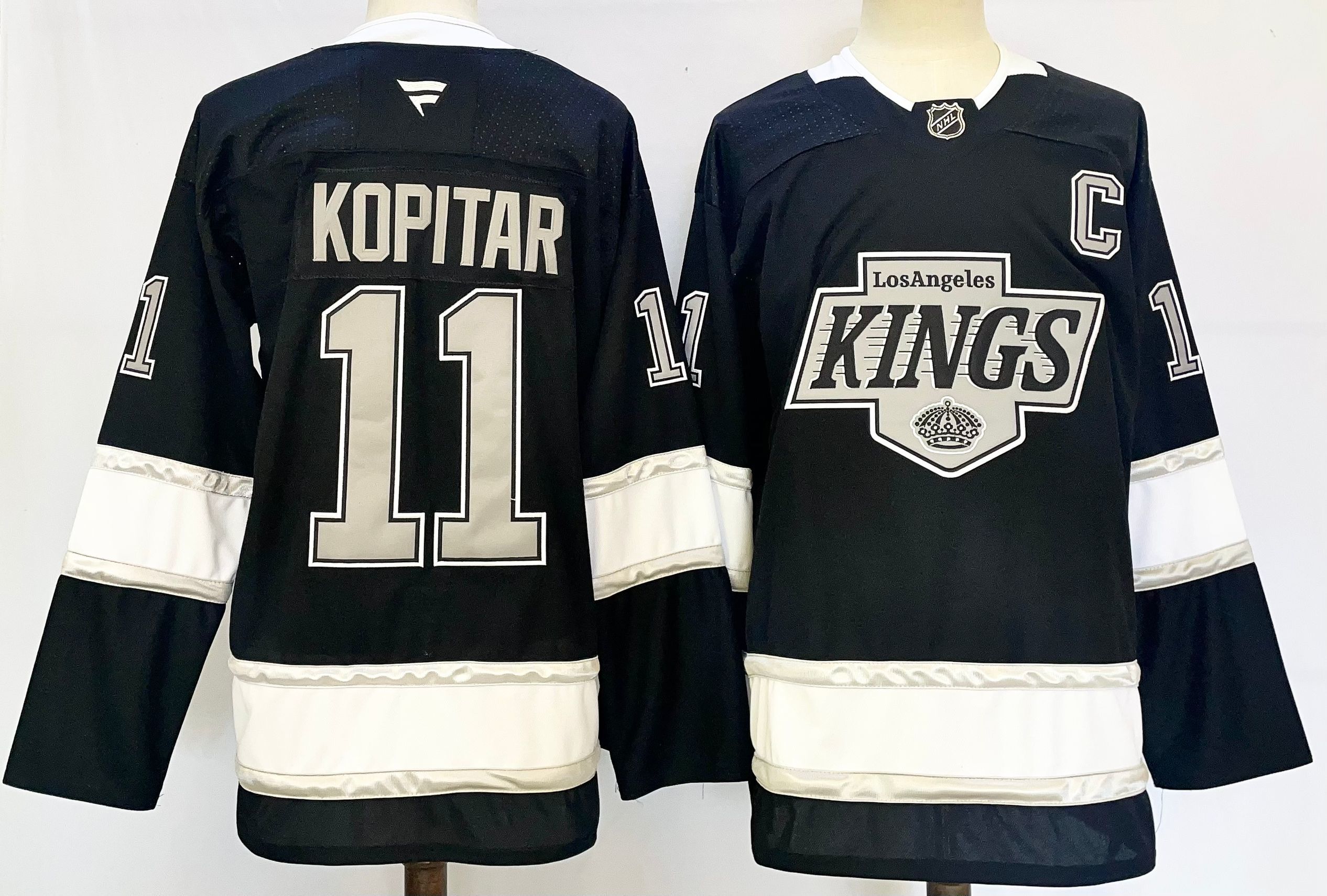 Men's Los Angeles Kings Anze Kopitar #11 Fanatics Black Breakaway Player Jersey