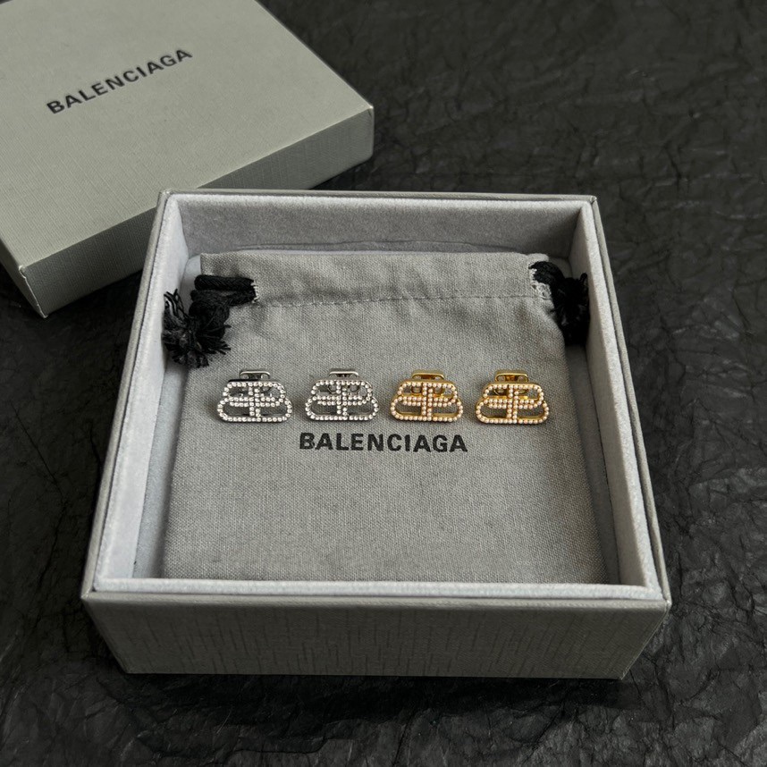 Balenciaga Stylish and Minimalist Stud Earrings - cnluxepick