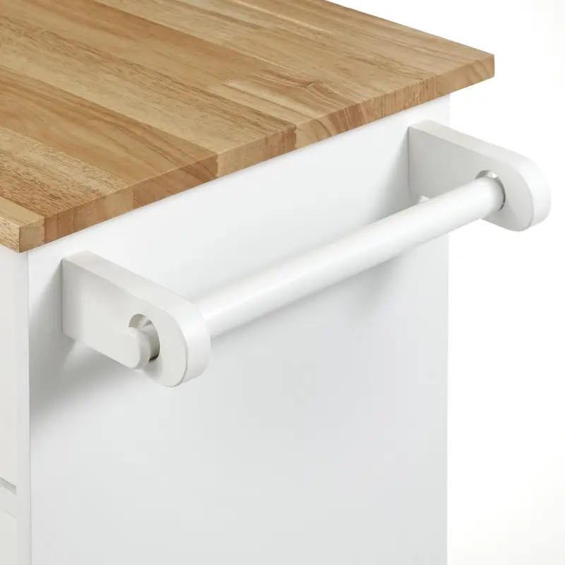 TMS Lima Kitchen Cart, White