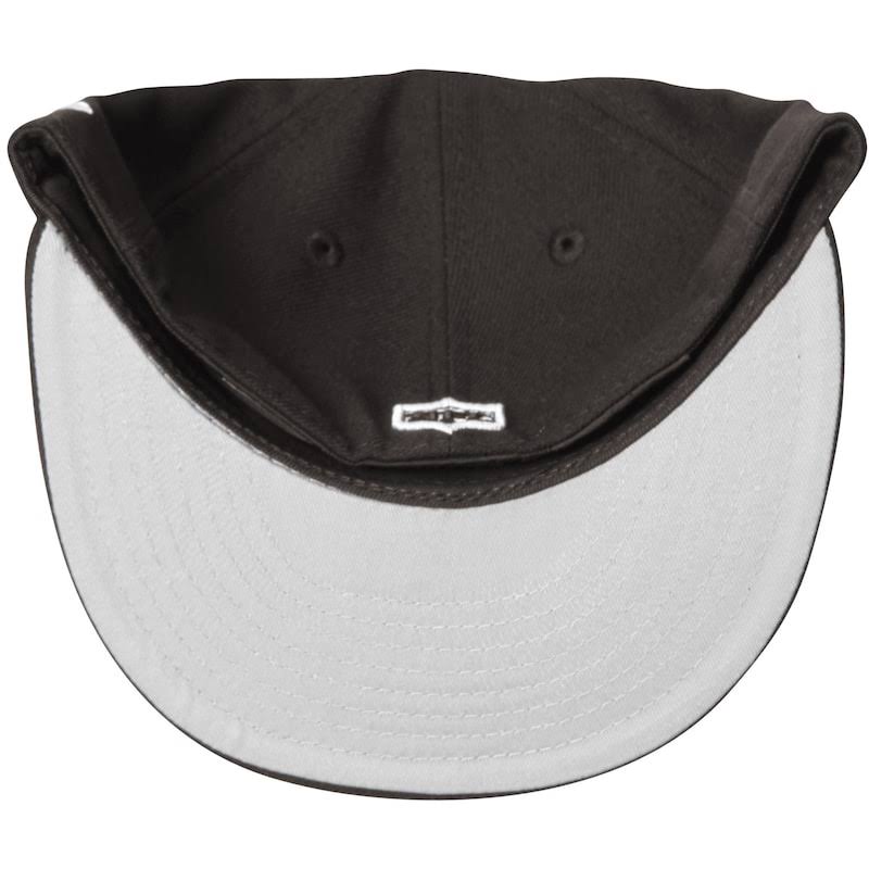 Men&s Buffalo Bills New Era Black B-Dub 59FIFTY Fitted Hat