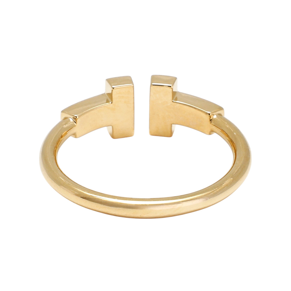Tiffany & Co. Tiffany T Diamond Wire Ring 18K Yellow Gold 60147100