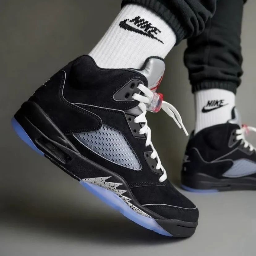 AJ5 Retro Commuter Mid-Top Basketball Shoes - cnluxepick