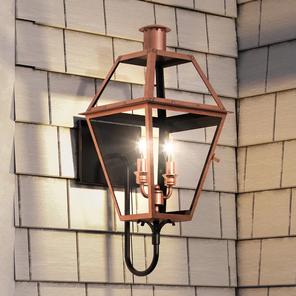 Luxury Rustic Wall Sconce, Large Size: 23.5H x 10.5