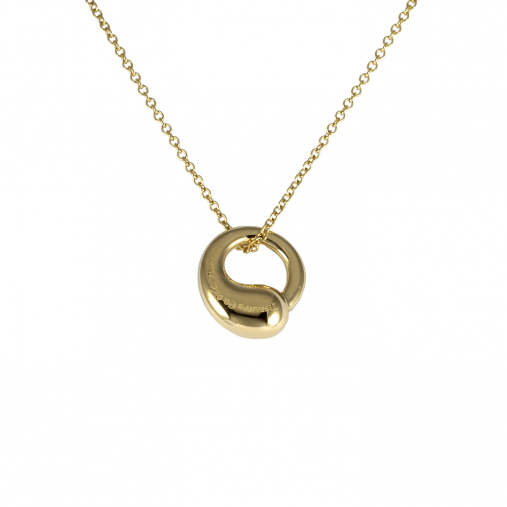 Tiffany & Co. Elsa Peretti Eternal Circle Necklace 18K Yellow Gold