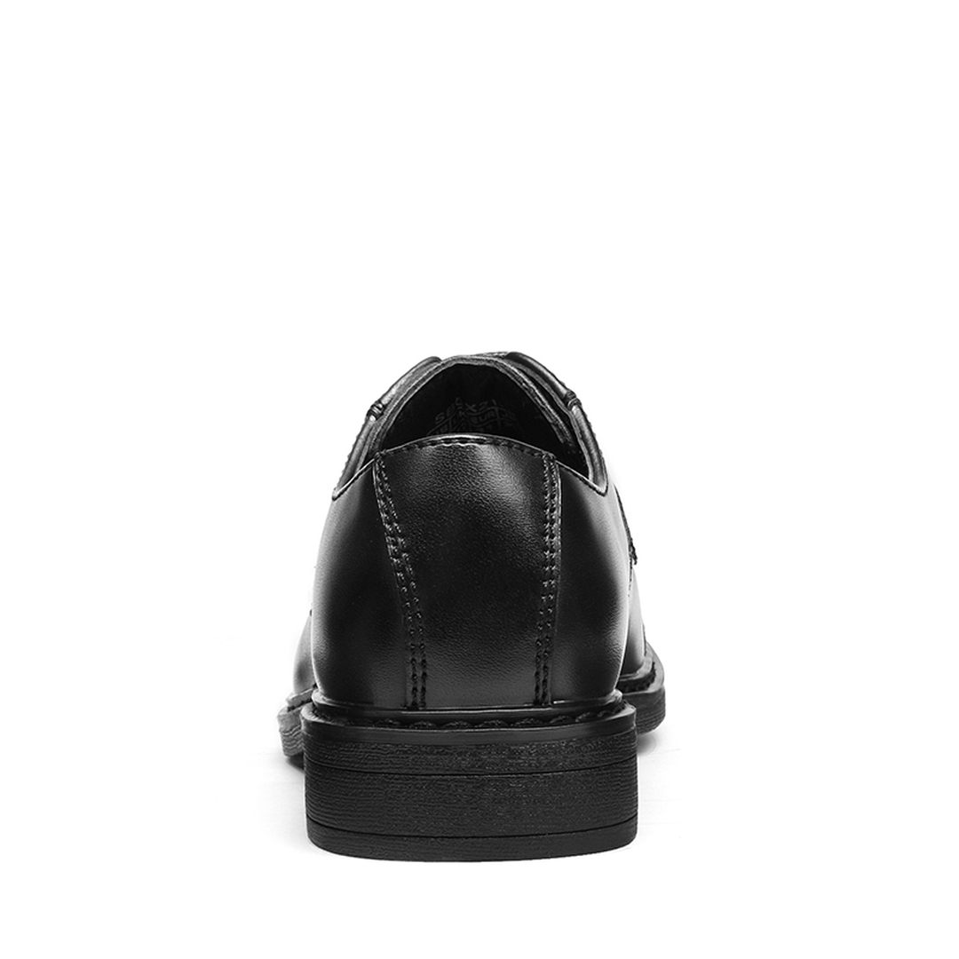 Boys' Vegan Leather Cap-Toe Dress Shoes