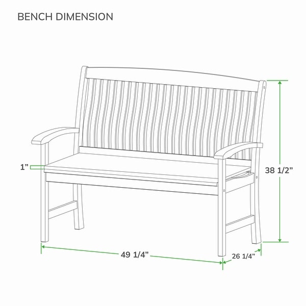 Cambridge Casual Leon 6Piece Teak Patio Extendable Dining Set