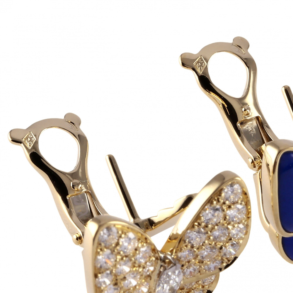 Van Cleef & Arpels De Papillon Earrings 18K Yellow Gold VCARP3DO00