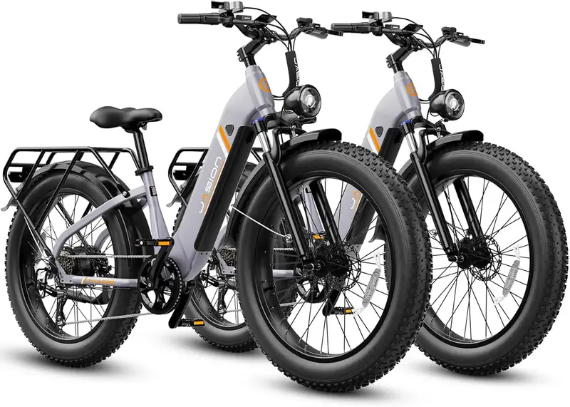 Thunder 1500W Electric Fat-Tire Bike: 30+ MPH Top Speed, 80-Mile Range, Hydraulic Disc Brakes