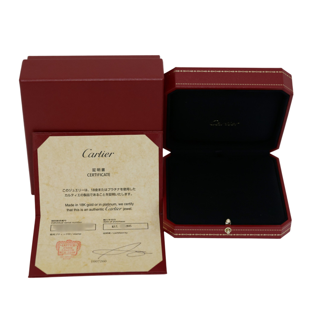 Cartier Trinity Necklace 18K White Gold & Ceramic Diamond B3045500