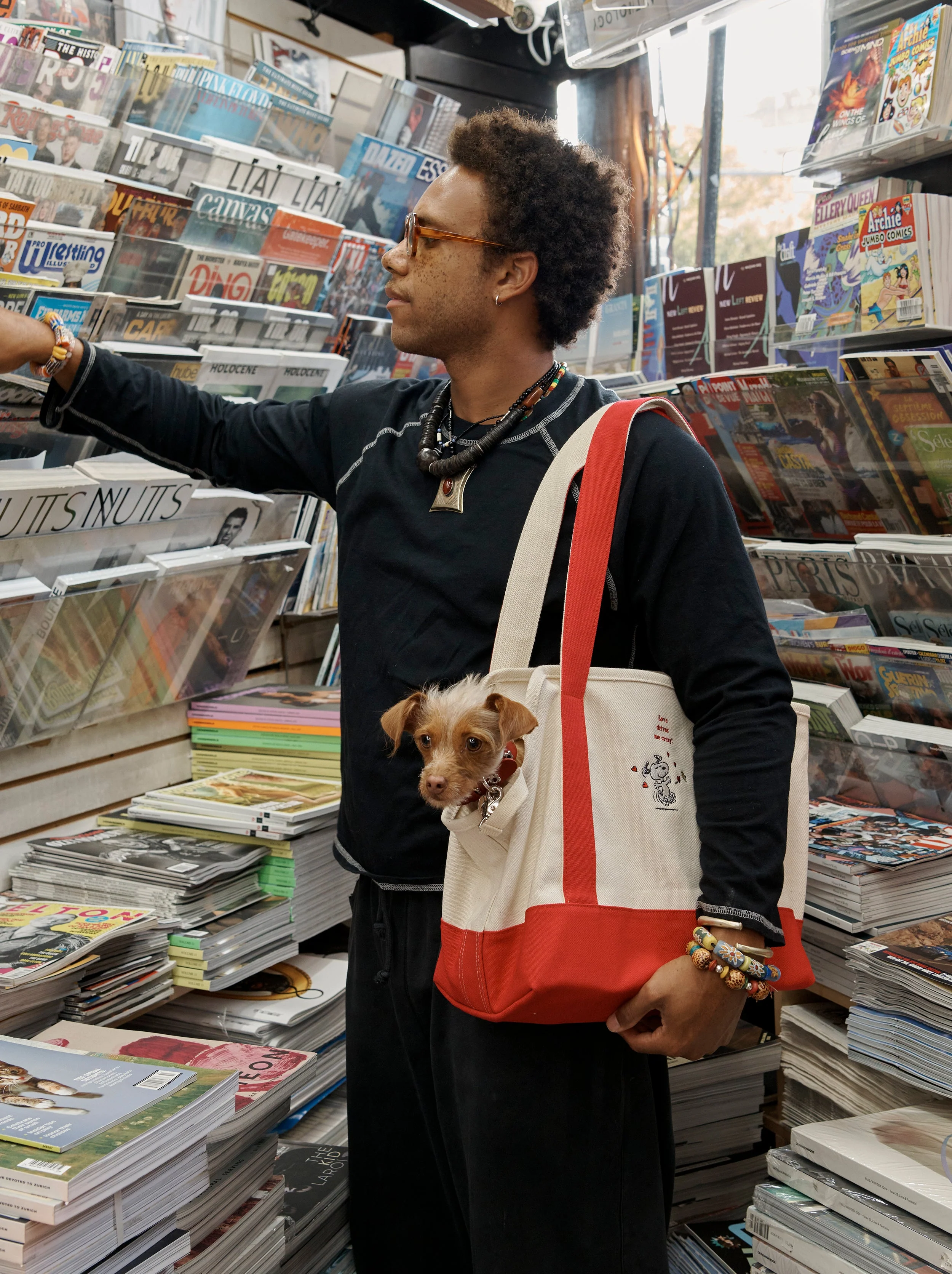 Love Drives Me Crazy Canvas Tote - PEANUTS