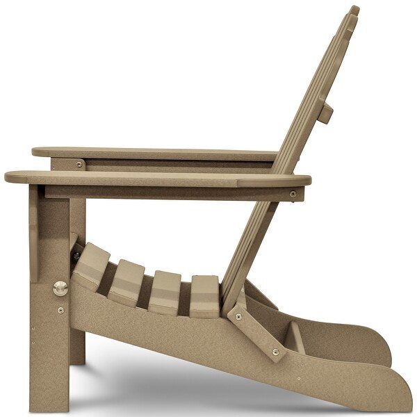 Nelson Recycled Plastic Folding Adirondack Chair by Havenside Home