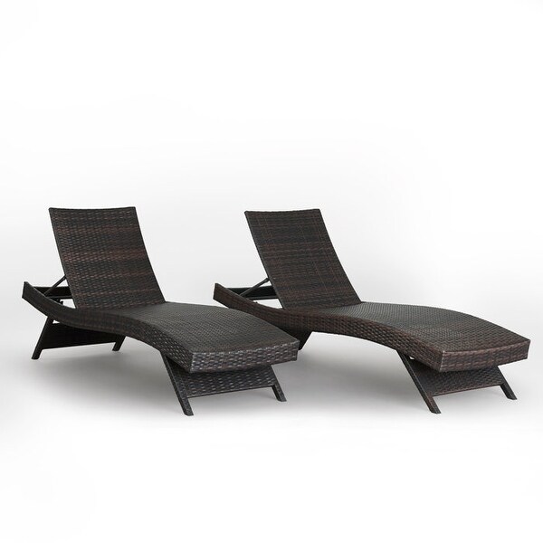 All Weather Wicker Chaise Lounge