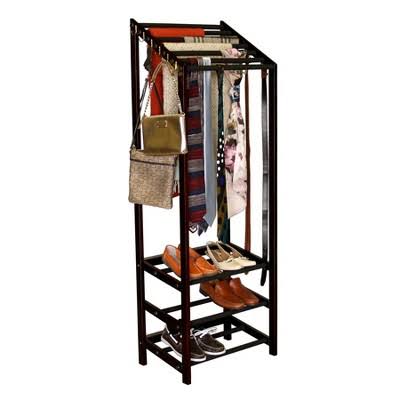 Proman Scottie Valet Stand, Mahogany