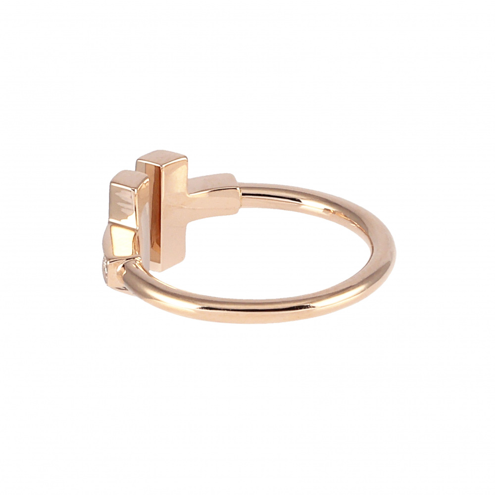 Tiffany & Co. Tiffany T Wire Ring 18K Rose Gold 64027913