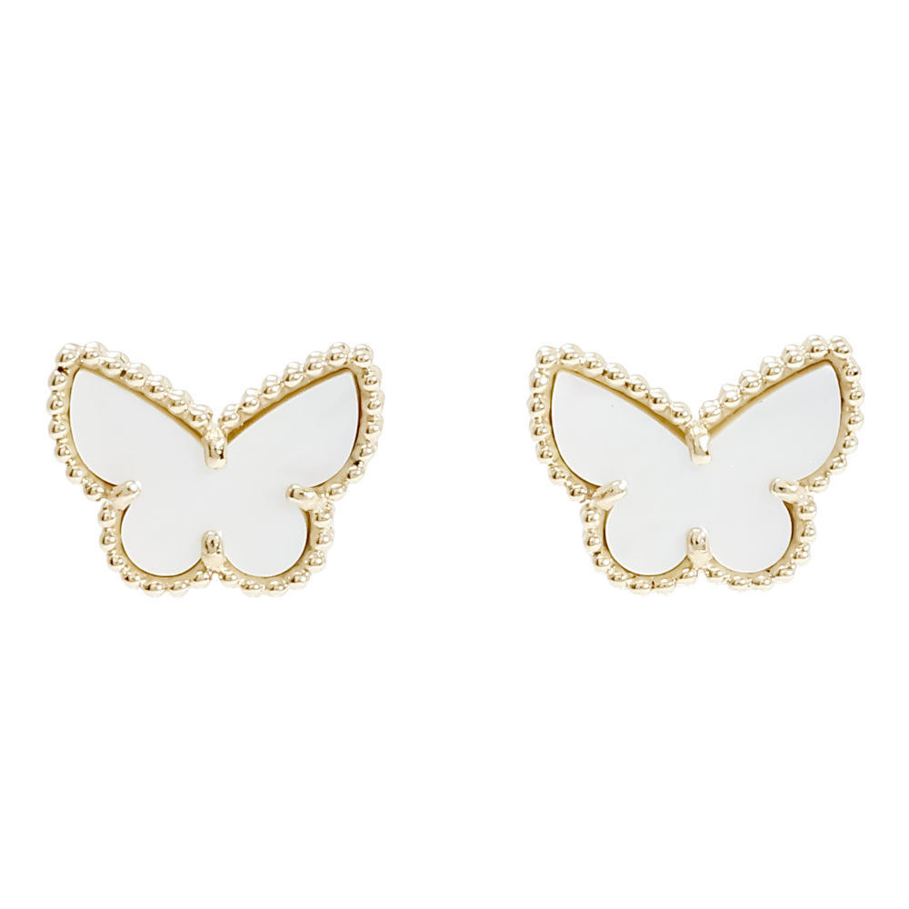 Van Cleef & Arpels Sweet Papillon Earrings 18K Yellow Gold VCARN5JM00