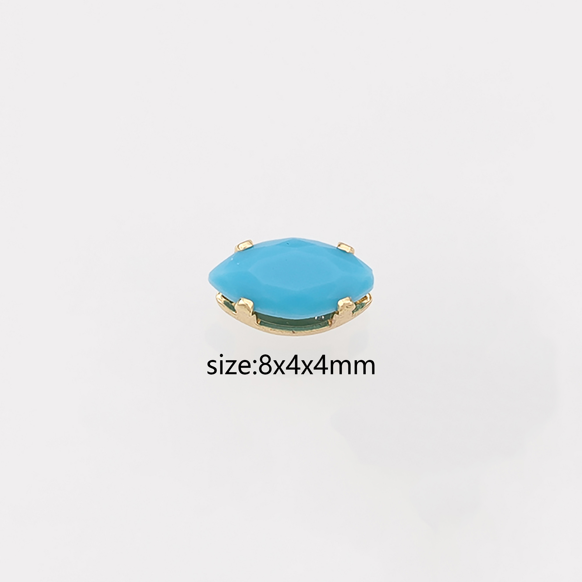 18K Gold Filled Oval Spacer Beads,CZ Micro Pave Oval Bead for Bracelet Jewelry Necklace Making Supply