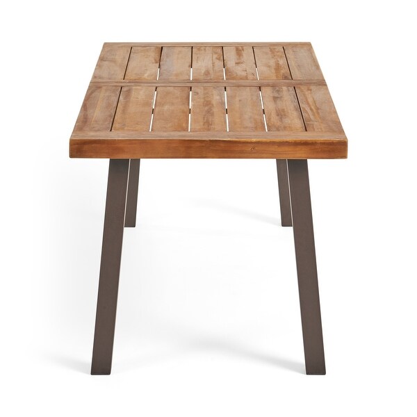 Della Acacia Wood Dining Table