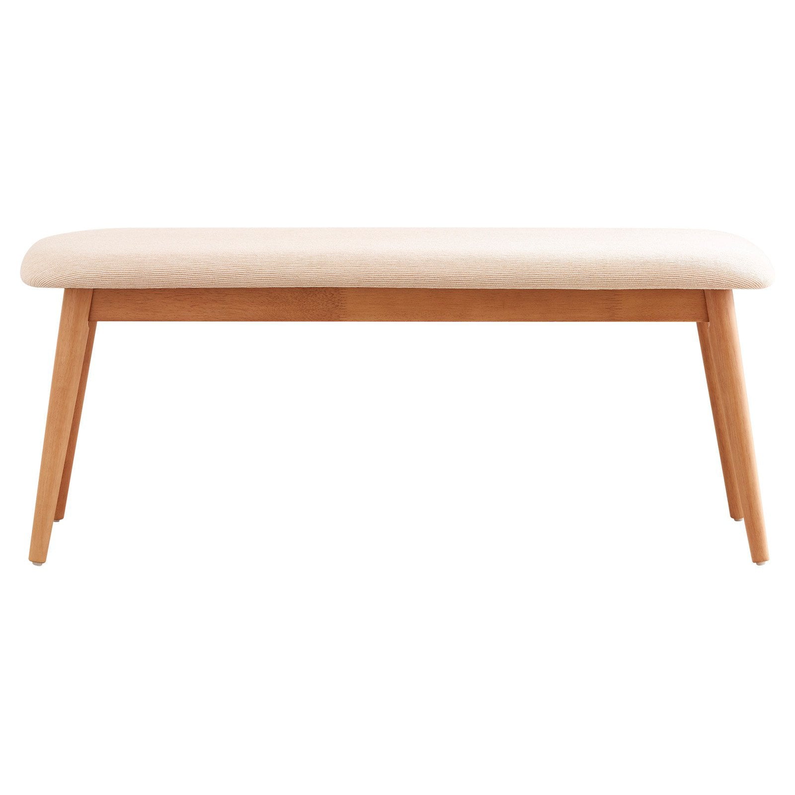 Weston Home Chelsea Upholstered Bench, Beige