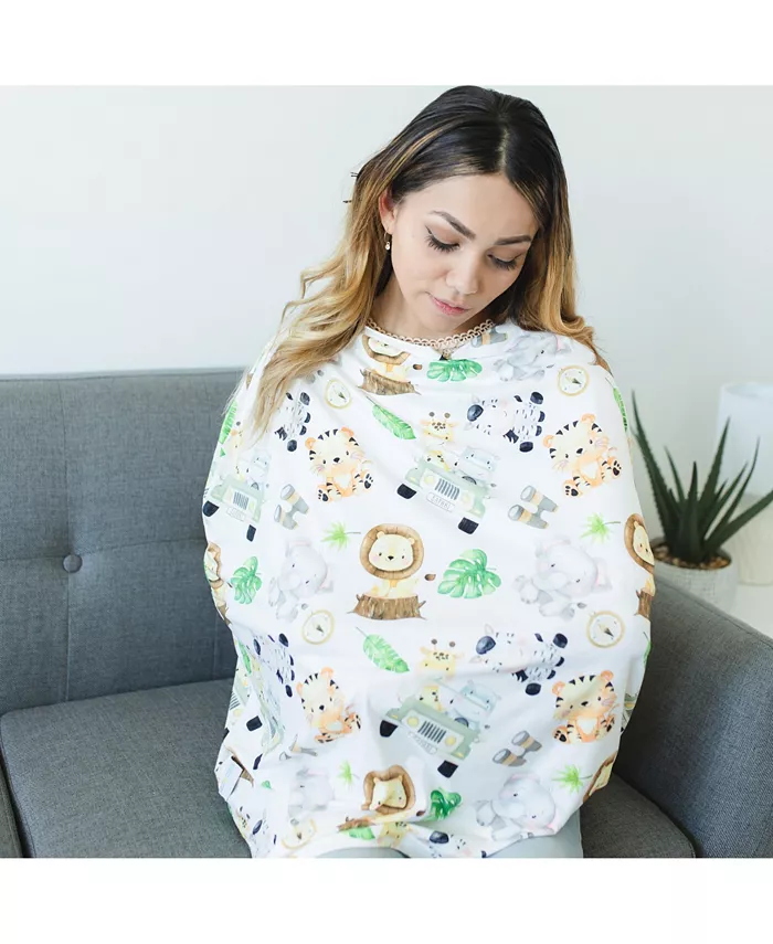 Honey Lemonade Multifunctional Nursing Cover Carseat Cover - Safari