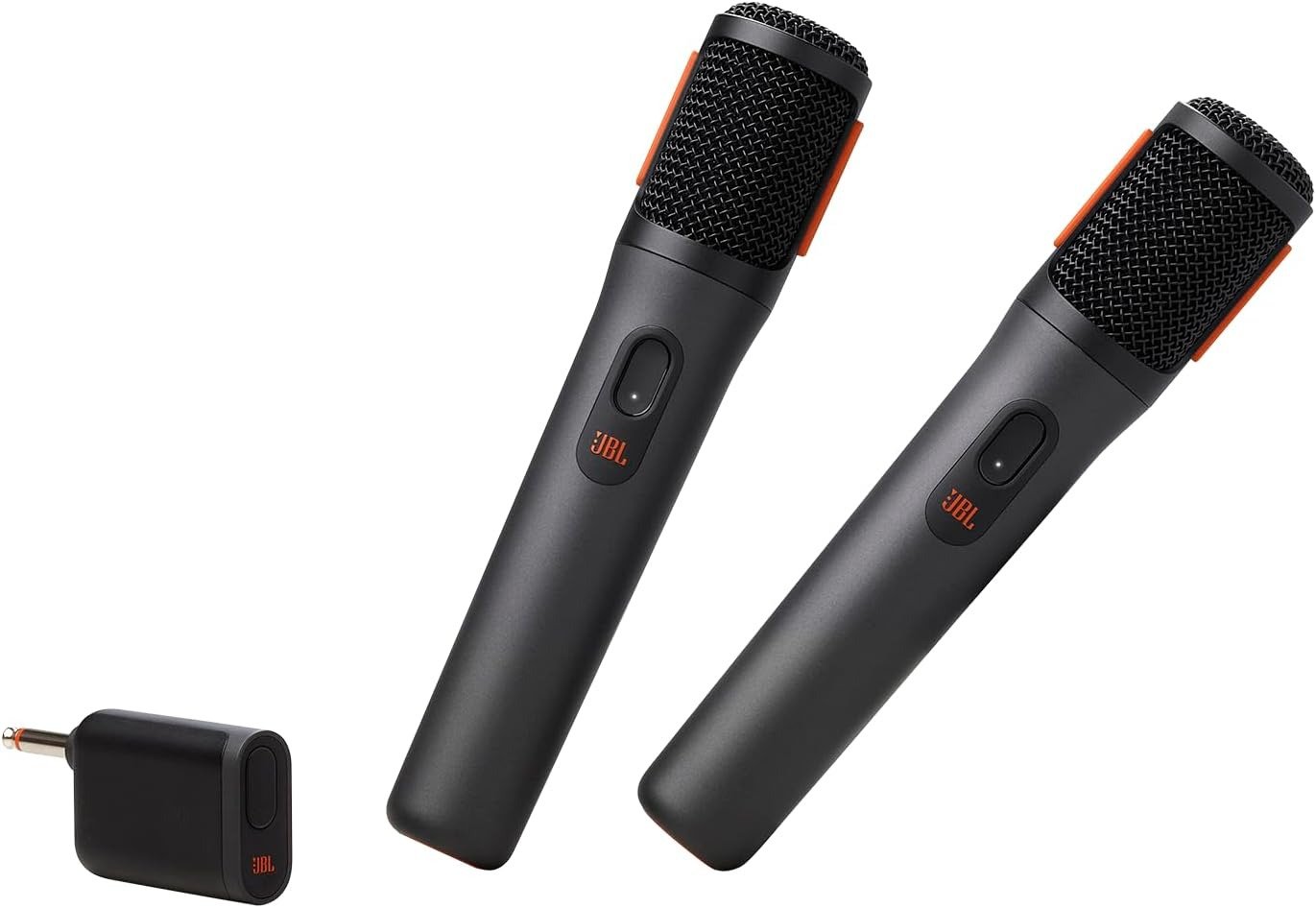 2X Digital Wireless Microphones, Rechargeable Battery (20hrs – 700mAh), Clear Voice, Crisp Sound, Stable 2.4GHz Connection (Black)