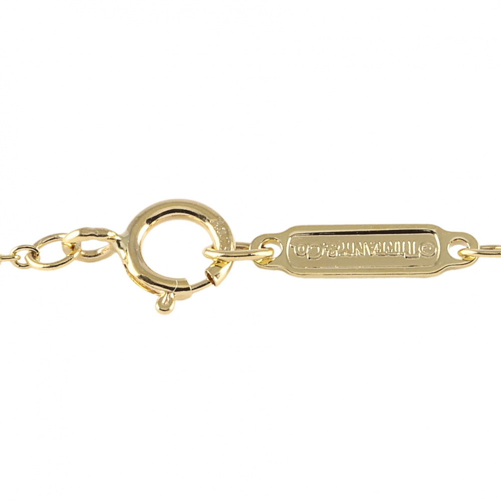 Tiffany & Co. Tiffany T Smile Necklace 18K Yellow Gold Diamond 63058777