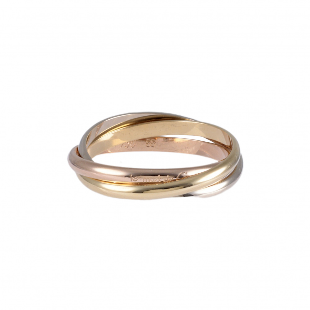 Cartier Trinity Ring Tri-Gold