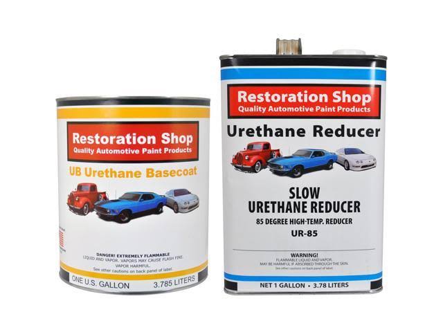 Scarlet Red Slow 1 Gallon Automotive Car Paint Kit Urethane Basecoat u0026 Clearcoat