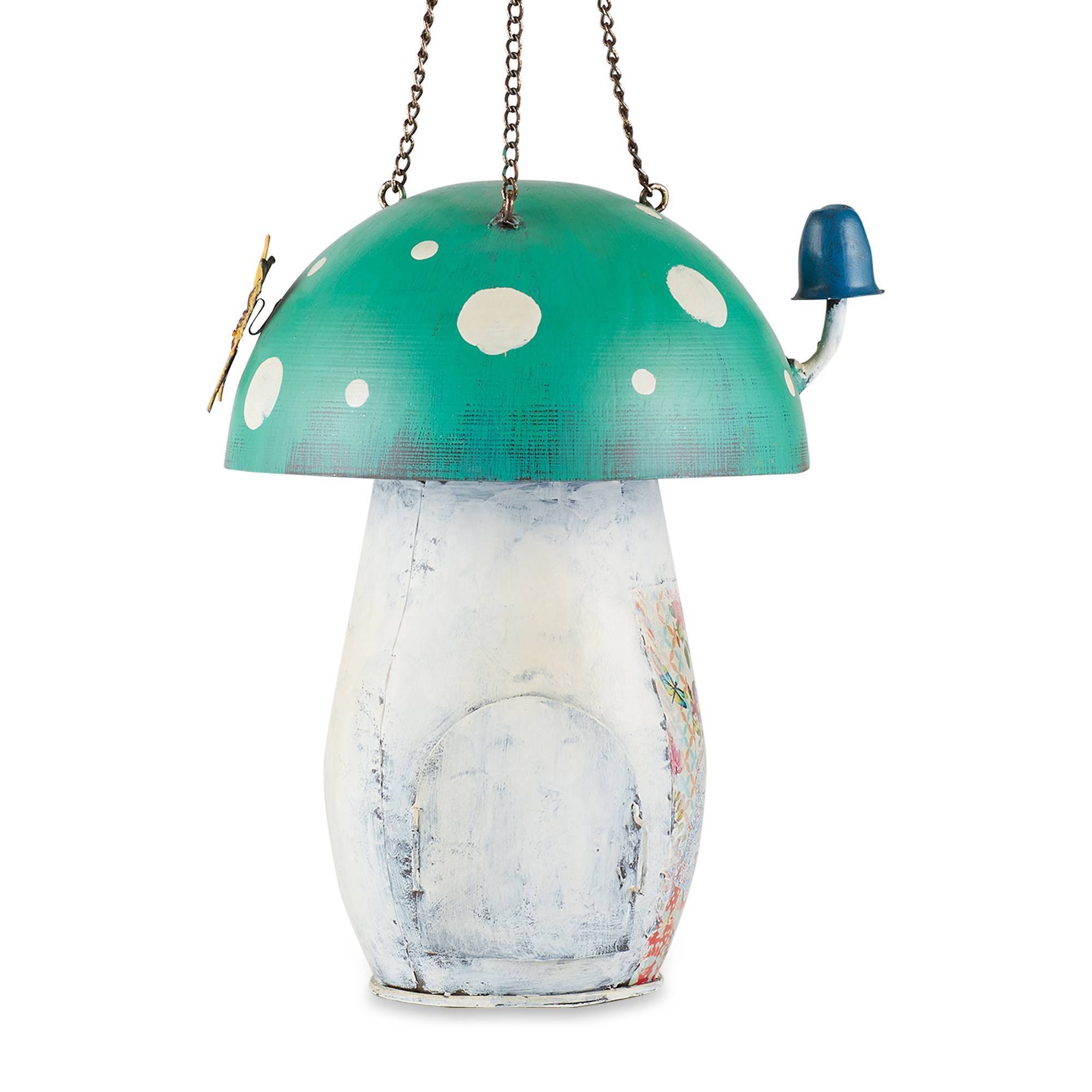 Zingz u0026 Thingz Green Mushroom Birdhouse ,Green