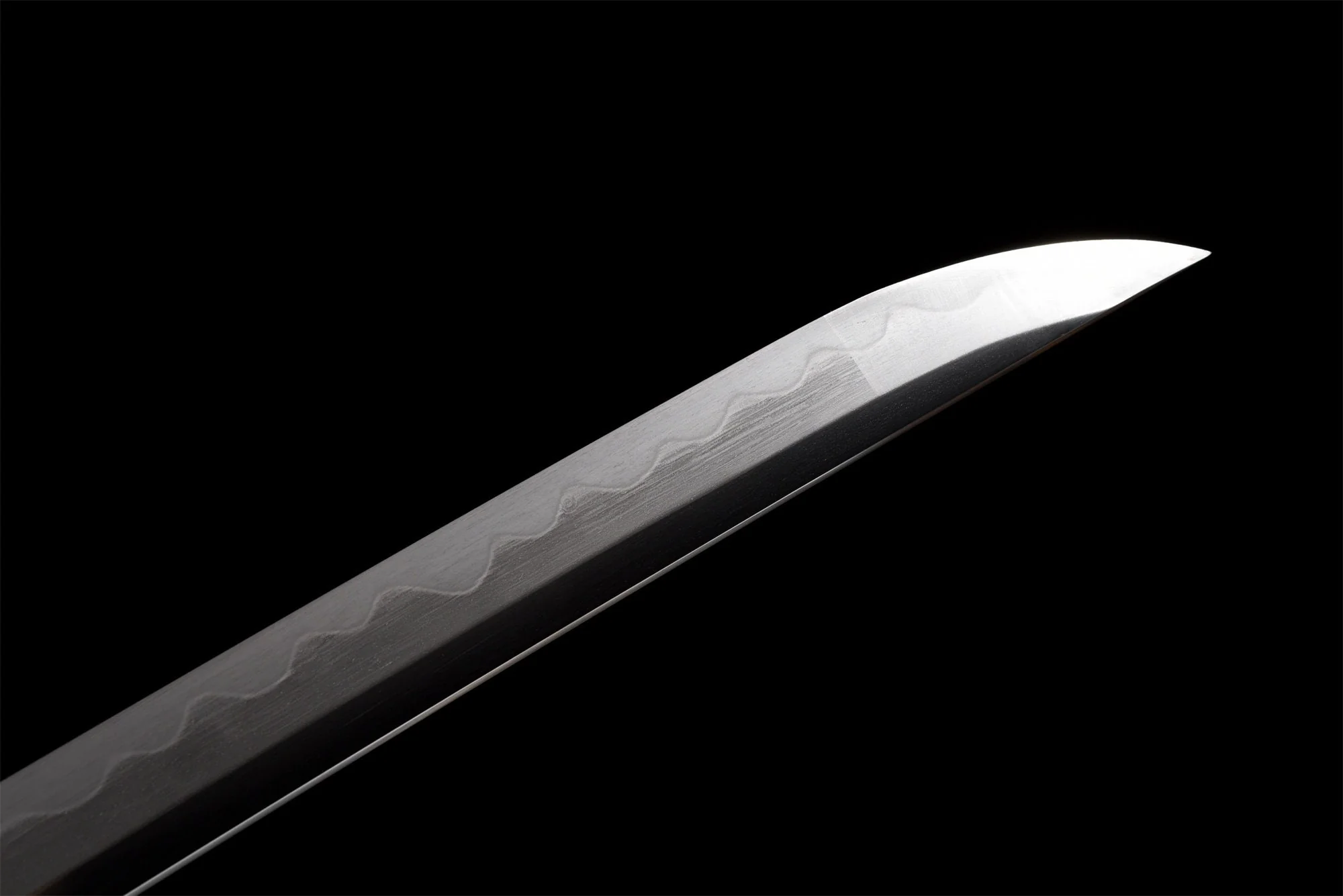 T10 Shirasaya Katana – Real Hamon, Natural Saya, Full Tang