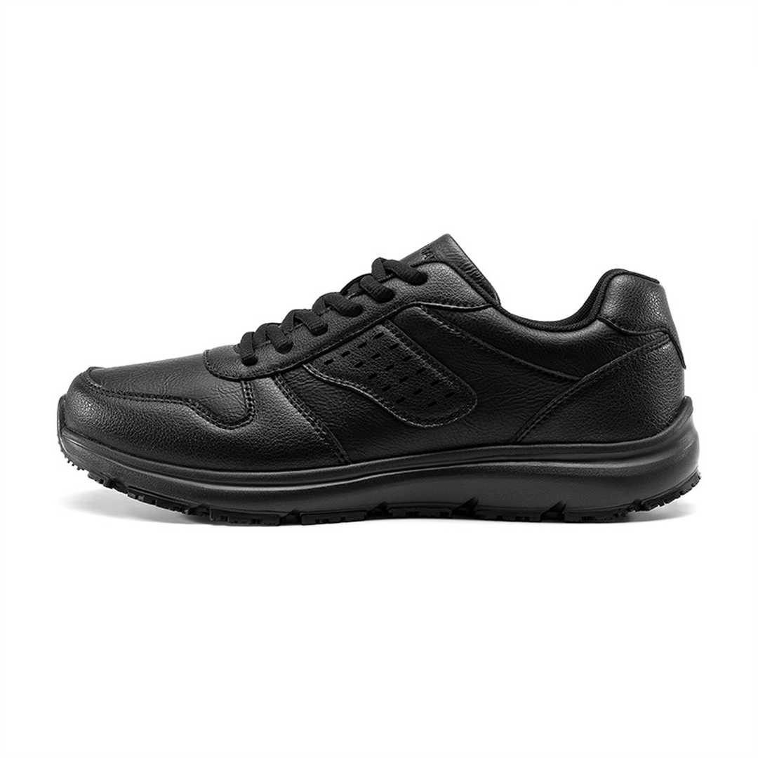 Men's Vegan Leather Non-Slip Work Sneakers