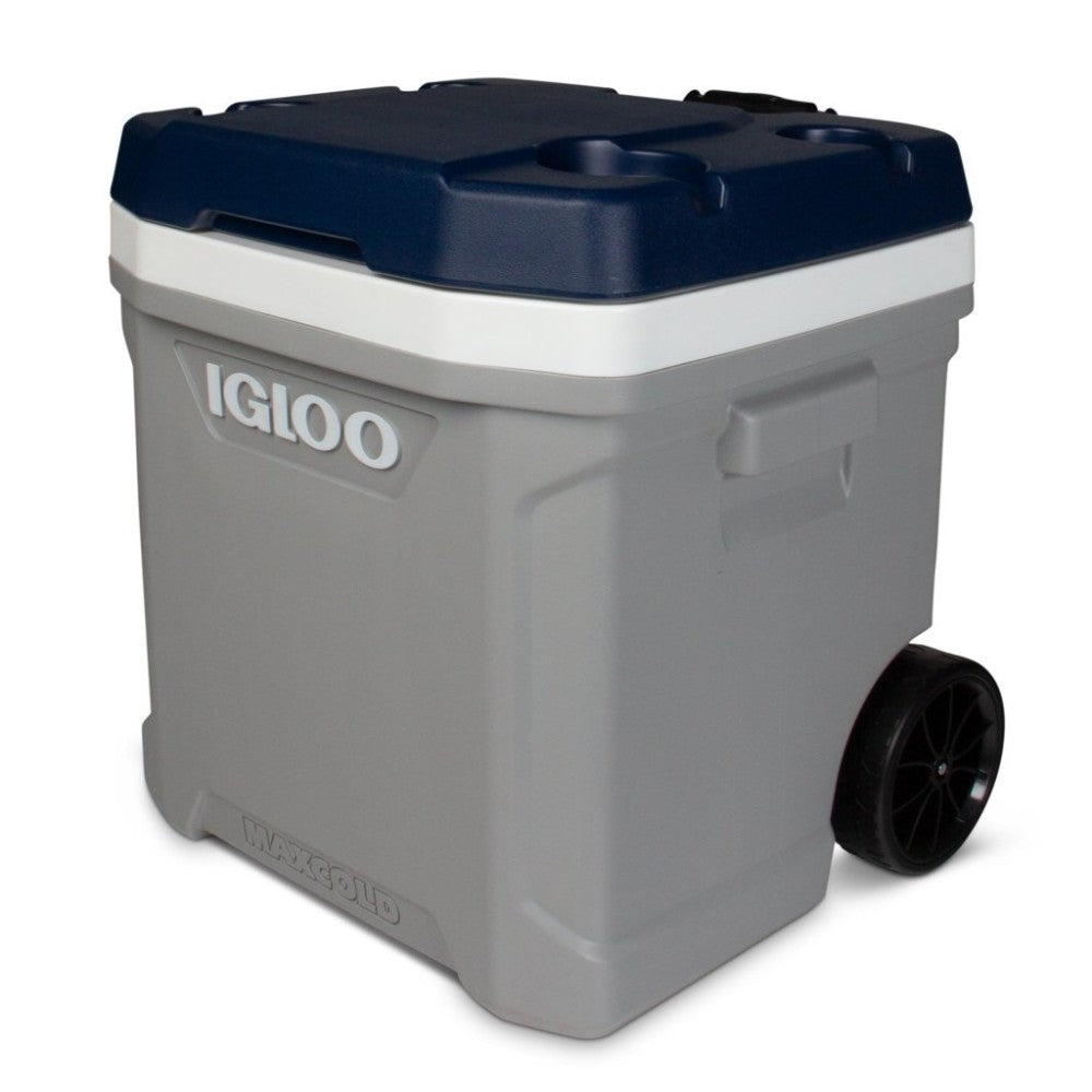 Maxcold Latitude 62 Roller Cooler Ash Grey/Aegean Sea 62qt