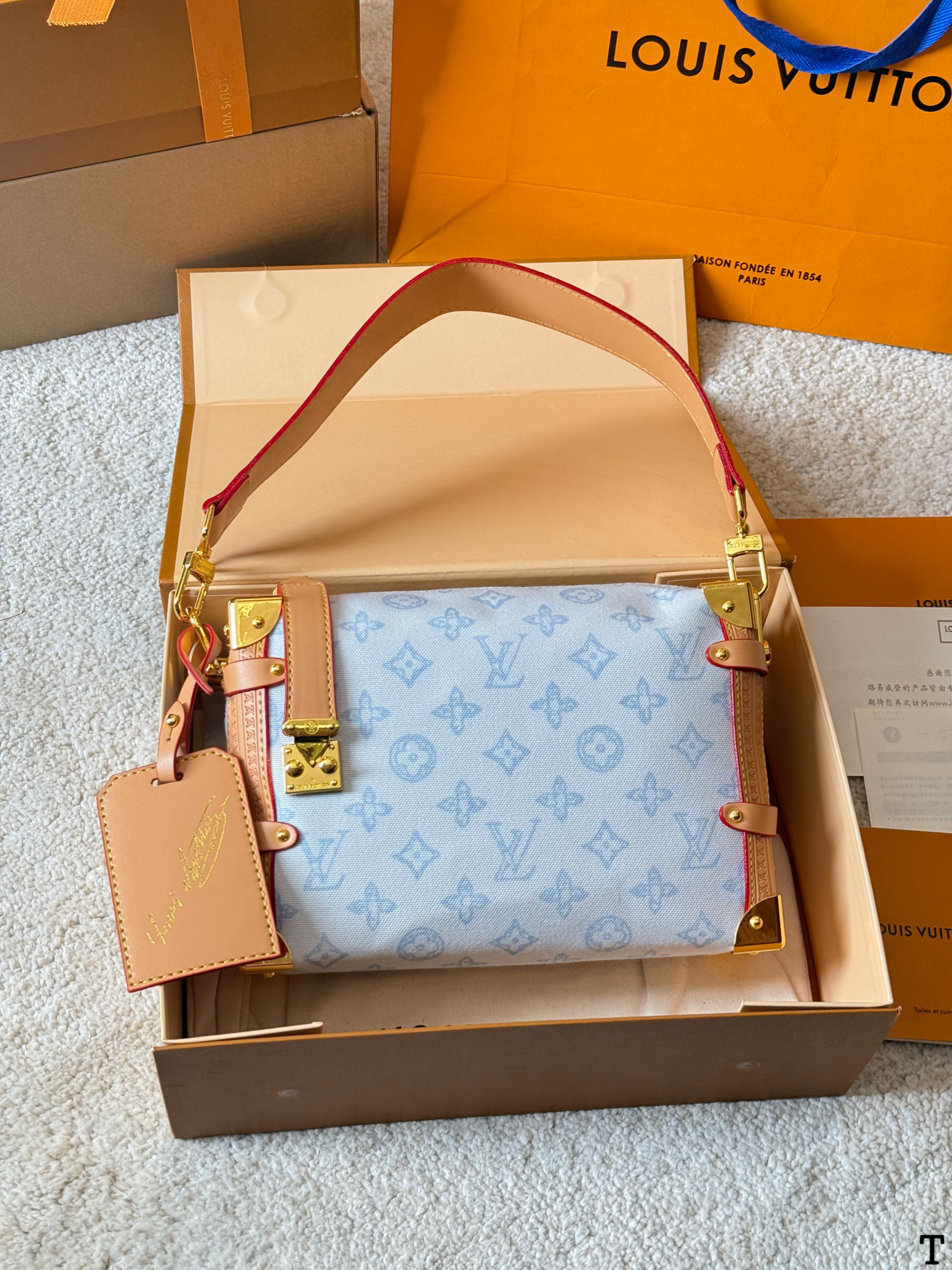 LV Side Trunk Box Bag - cnluxepick