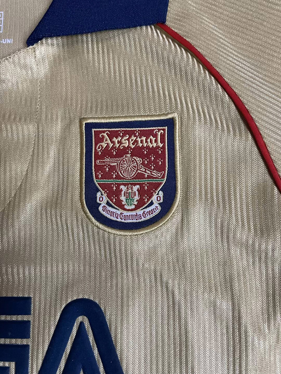 Retro 2001/02 Arsenal Away Long Sleeves S-XXL 3