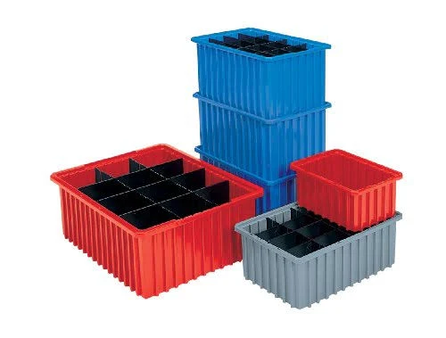 Akro-Mils Grid Dividable Box (Set of 3) - Gray 33228