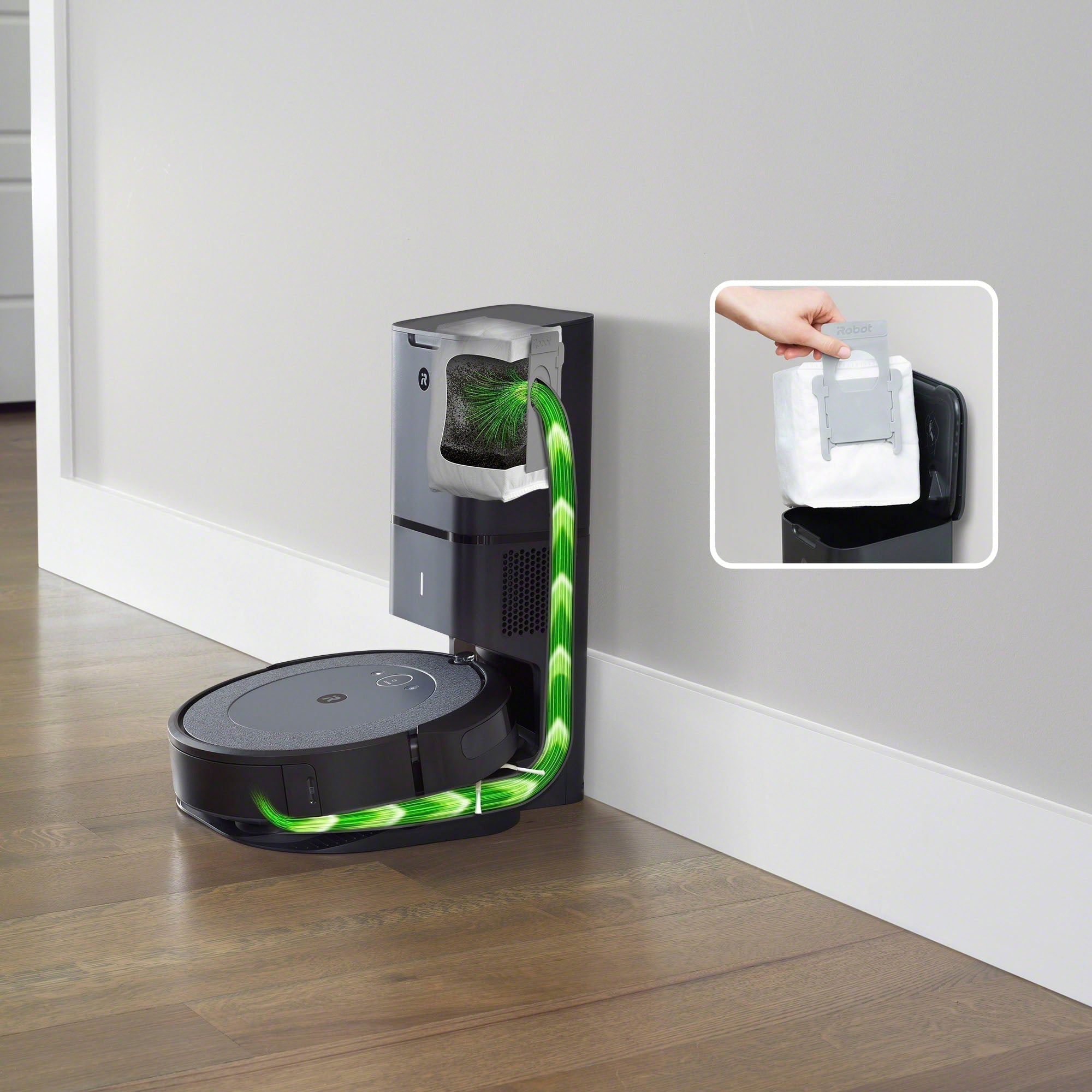 iRobot Roomba i3+ (3550) Robot Vacuum and Braava jet m6 (6113) Robot Mop bundle - Black