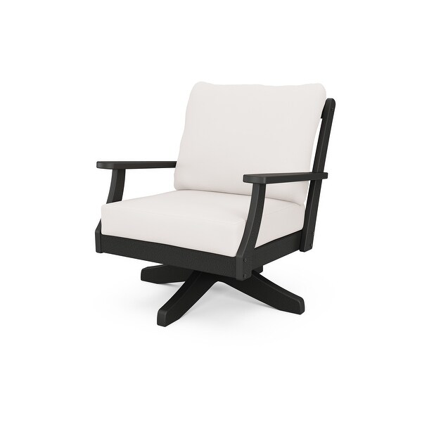 POLYWOOD Braxton Deep Seating Swivel Chair