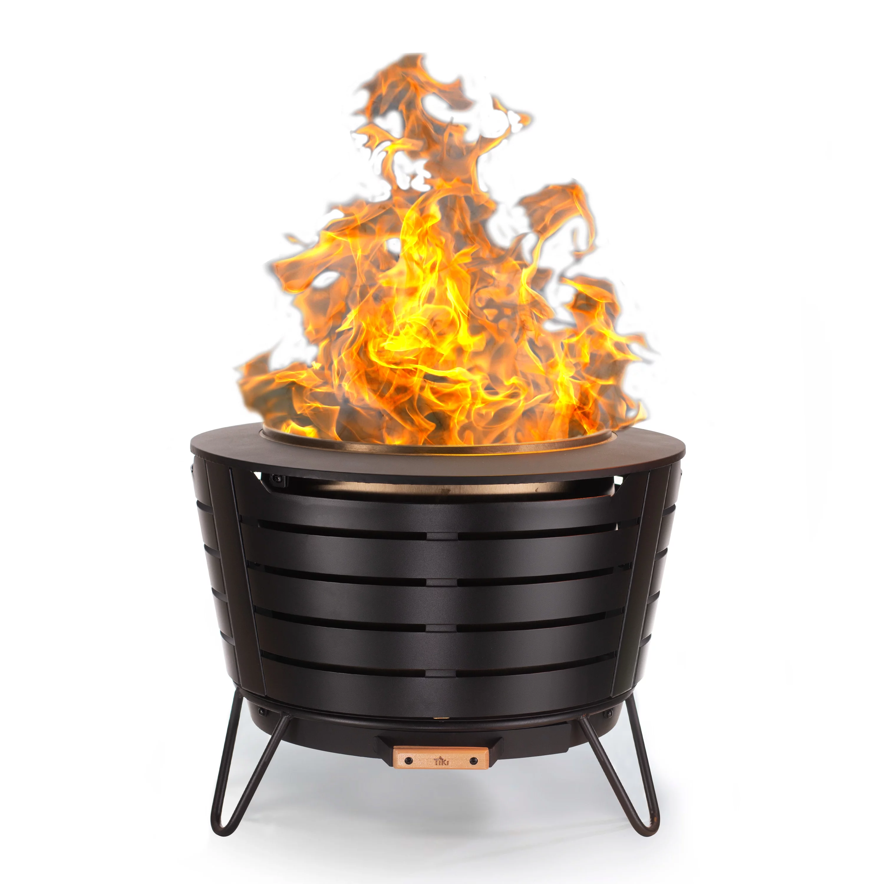 TIKI Brand Smokeless Patio Stainless Steel Fire Pit 25