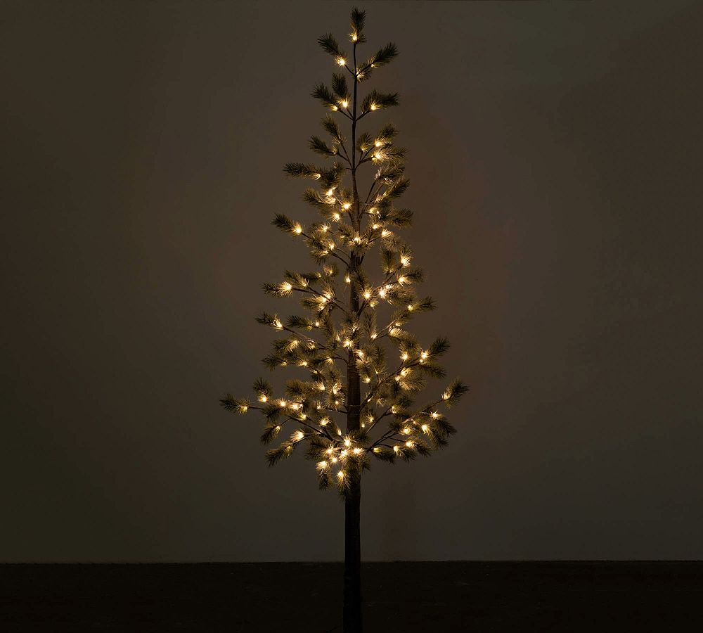 Lit Indoor/Outdoor Snow Pine Tree  sgtnighsdesigns