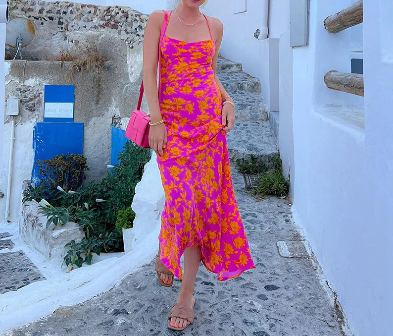 One Shoulder Ruched Cut Out Maxi DressClistos