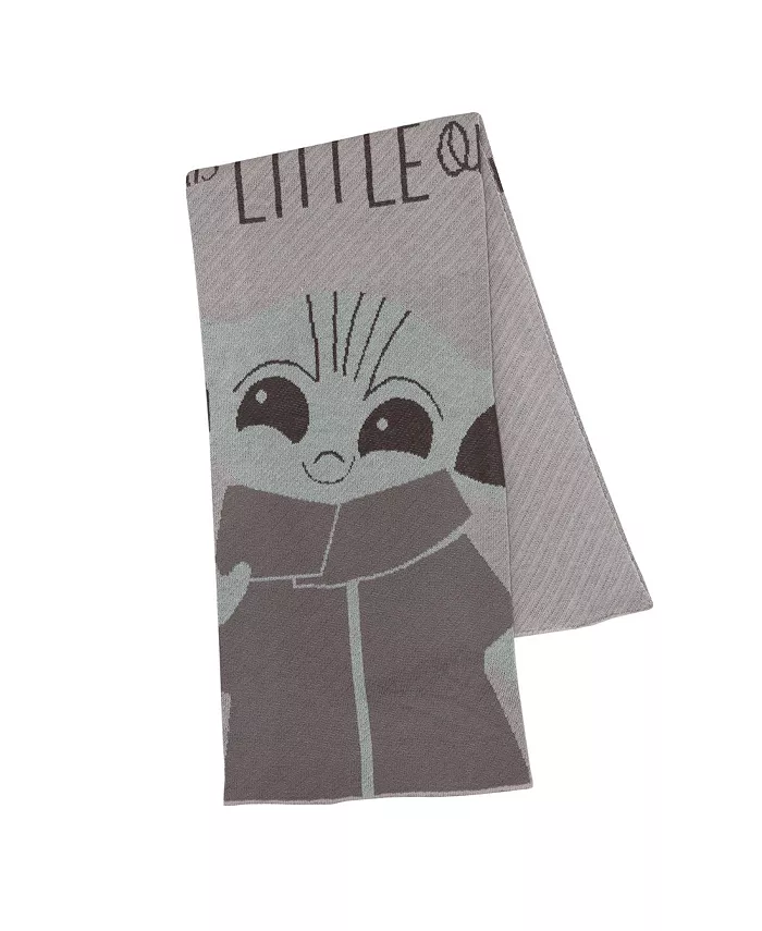 Lambs and Ivy Star Wars Baby Yoda Mandalorian Grogu The Child Knit Baby Blanket