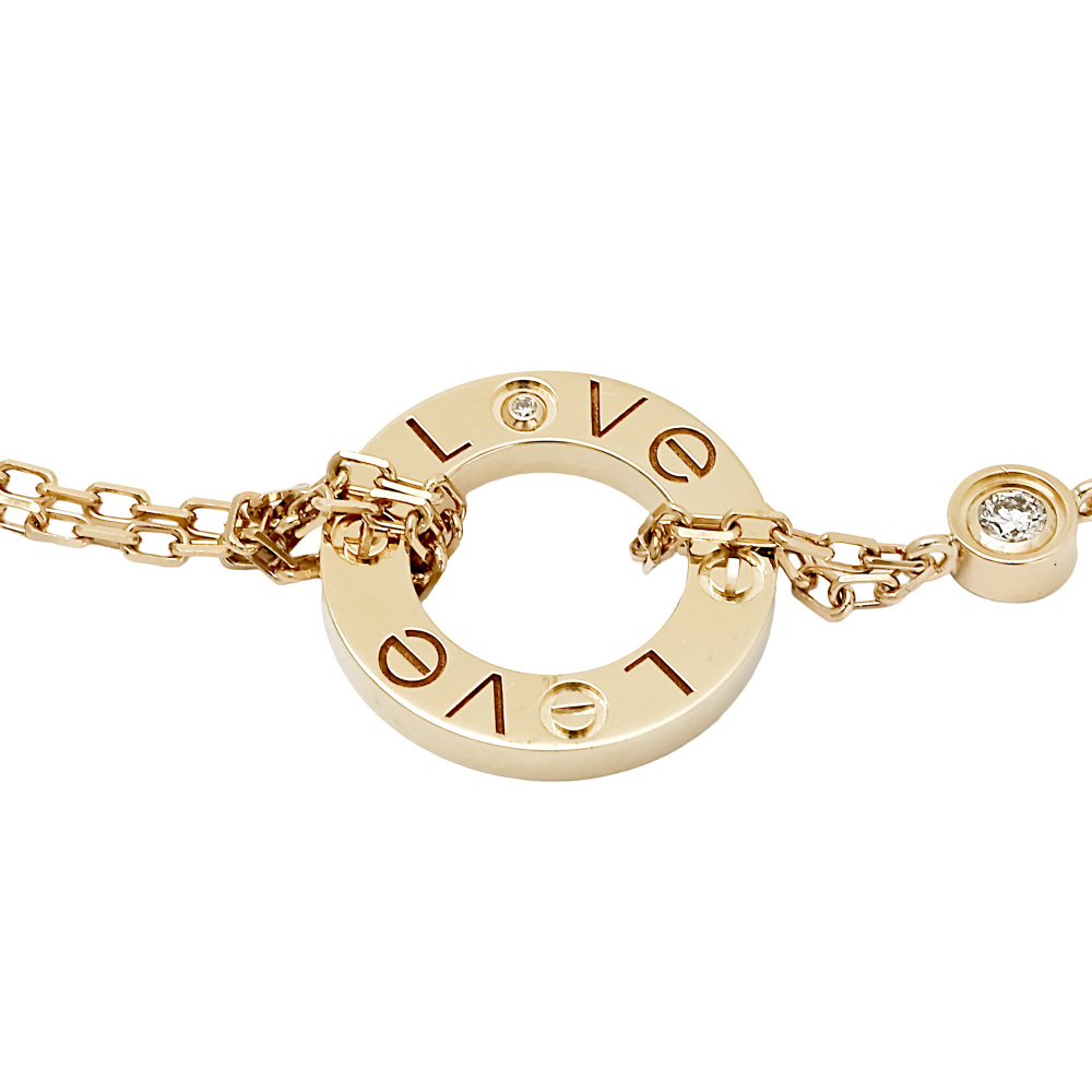Cartier Love Bracelet 18K Yellow Gold Diamond B6038300